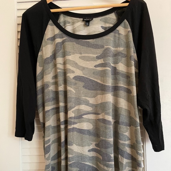 Camo Baseball Tshirt